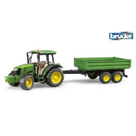 Bruder 02109 John Deere 5115M Traktör Ve Römork