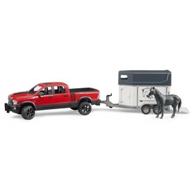 Bruder 02501 RAM 2500 Pickup ve At Nakil Römorku