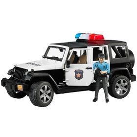 Bruder 02526 Jeep Wrangler U.R Polis Aracı ve Memur