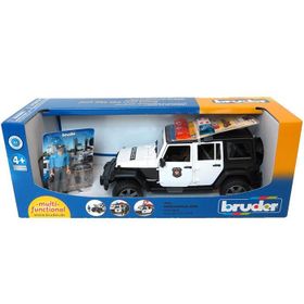 Bruder 02526 Jeep Wrangler U.R Polis Aracı ve Memur