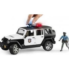 Bruder 02526 Jeep Wrangler U.R Polis Aracı ve Memur