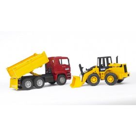 Bruder 02752 MAN Damperli Kamyon ve FR130 Kepçe