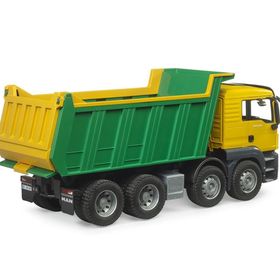Bruder 03766 Man TGS Çöp Kamyonu Sarı Yeşil Oyuncak Araba