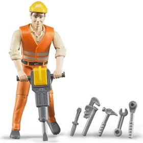 Bruder 60021 İnşaat İşçisi Ve Aksesuarları Oyuncağı