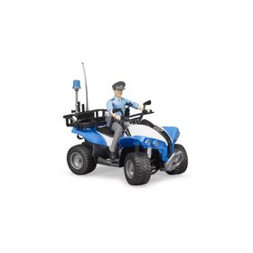 Bruder ATV Polis Aracı & Bayan Polis Memuru ve Aksesuarları BR63010