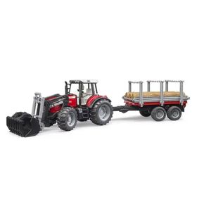 Bruder BR02046 Massey Ferguson Ve Römork