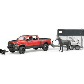Bruder BR02501 RAM 2500 Pickup Ve At Nakil Römorku Oyuncak