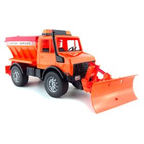 Bruder BR02572 Mb Unimog Kar Temizleyici ve Tuzlayıcı Araç