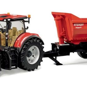 Bruder BR03199 Case Ih Optum 300 CVX Traktör ve Römork Oyuncak
