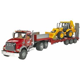 Bruder BRU-2813 Mack Granite JCB Taşıyan Tır