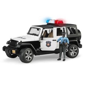 Bruder BRU02526 Jeep Wrangler U.R.Polis Araci Ve Memur