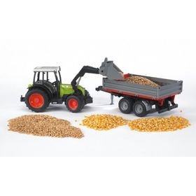 Bruder Claas Nectis 267F Römorklu Traktör İş Makinası Oyuncağı