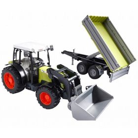 Bruder Claas Nectis 267F Römorklu Traktör İş Makinası Oyuncağı
