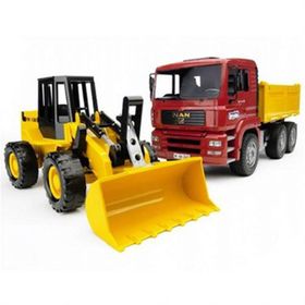 Bruder Man Damperli Kamyon ve FR130 Kepçe