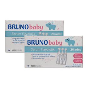Bruno 2x5 ml 20 Flakon Serum Fizyolojik