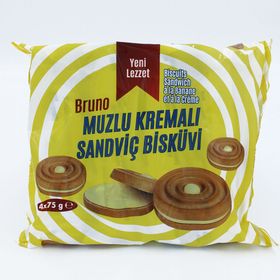 Bruno 300 gr Kremalı Muzlu Bisküvi