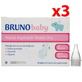 Bruno Baby 3x10'lu Nazal Aspiratör Yedek Ucu