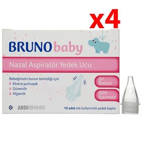 Bruno Baby 4x10'lu Nazal Aspiratör Yedek Ucu
