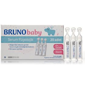 Bruno Baby 5 ml 20'li Flakon Serum Fizyolojik