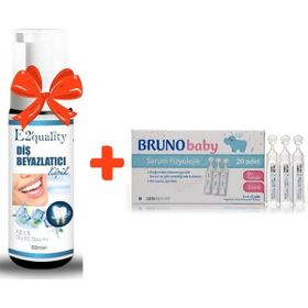 Bruno Baby 5 mlx20 Adet Serum Damla+E2'quality Diş Beyazlatıcı Köpük