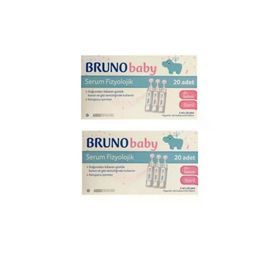Bruno Baby 5x20 ml Flakon 2 Kutu Serum Fizyolojik Burun Aspiratörü
