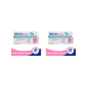 Bruno Baby 5x20 ml Flakon 2 Kutu Serum Fizyolojik Burun Aspiratörü