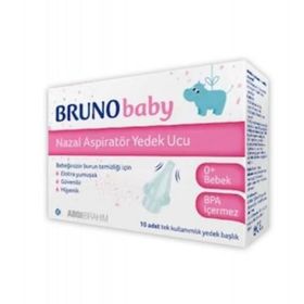 Bruno Baby Nazal 10'lu Aspiratör Yedek Ucu