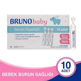 Bruno Baby Serum Fizyolojik 10x5 ml Flakon