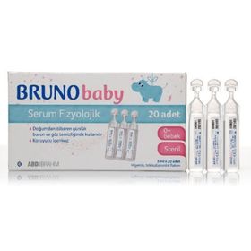 Bruno Baby Serum Fizyolojik 20x5 ml Burun Damlası