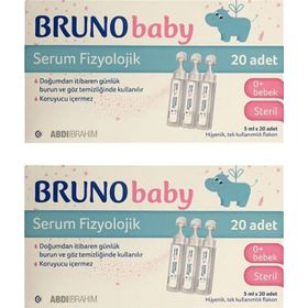 Bruno Fizyolojik 5 ml 20 2 Adet Flakon Serum