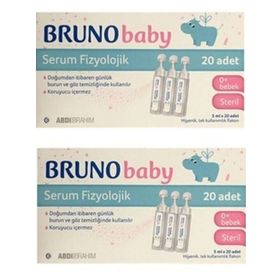 Bruno Fizyolojik 5 ml 20 2 Adet Flakon Serum