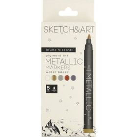 Bruno Visconti 22-0096 5 Renk Metalik Sketch Art