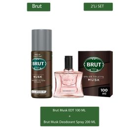 Brut Musk Edt 100 ml Erkek Parfum Seti