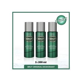 Brut Original 3x200 ml Erkek Sprey Deodorant