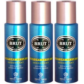 Brut Sport Style 200 ML 3'lü Sprey Erkek Deodorant