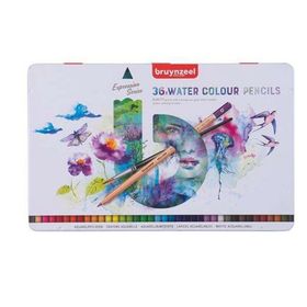 Bruynzeel 36’lı Expression Aquarelle Kuru Sulu Kalem Boya Seti