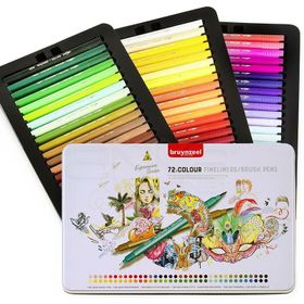 Bruynzeel 60325072 Expression Series Fineliner Pens 72'li Çift Taraflı Kalem
