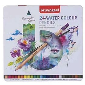 Bruynzeel Expression 24 Renk Sulandırılabilir Boya Kalem Seti