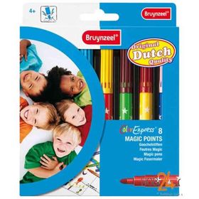 Bruynzeel Magic Points 8'li Keçeli Kalem