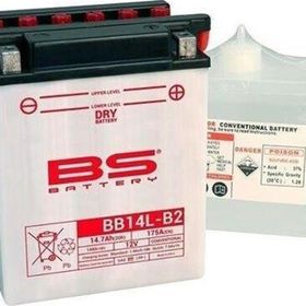 BS Battery BB14AL-A2 Dry 1990-1992 Kawasaki Zzr 1100 Uyumlu Akü