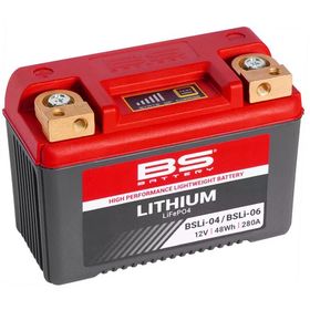BS Battery BSLI-04/06 Lithium-Ion Battery Motosiklet Aküsü