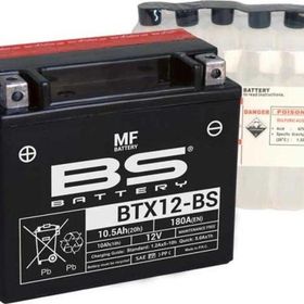 BS Battery BTX12-BS 12V10AH 2007-2023 Kawasaki Kle 650 Versys Akü