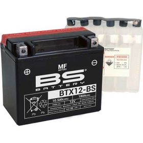 BS Battery BTX12 MF Piaggio Beverly 125 2007 Akü