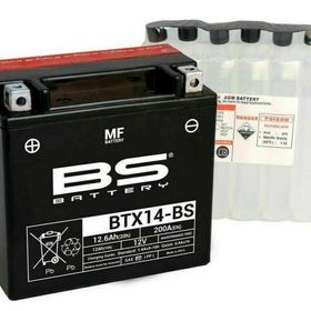 BS Battery BTX14- 2004-2015 Hyosung Gv 650 Uyumlu Akü