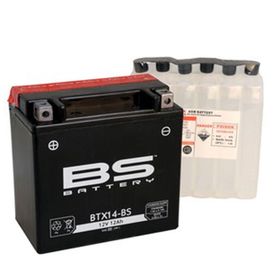 BS Battery BTX14 YTX14 12 V 12 Ah 200 CCA Agm Bakımsız Motosiklet Aküsü