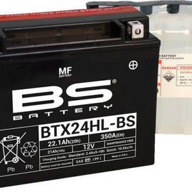 BS Battery BTX24HL- 1987-2006 Kawasaki Vn 1500 Uyumlu Akü