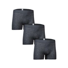BSM 13203 3'lü Pamuklu Koyu Gri Erkek Boxer