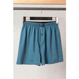 BSM 13404 Mavi Kemerli Pamuklu Erkek Boxer
