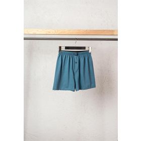 BSM 13404 Mavi Kemerli Pamuklu Erkek Boxer