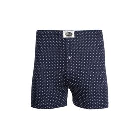 BSM 13704 Yıldız Baskılı Lacivert Erkek Boxer